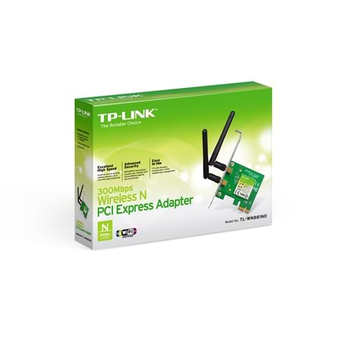 Tp-Link TL-WN881ND 300Mbps Wi-Fi PCI Express Adaptör