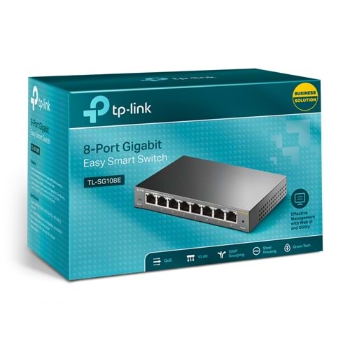 Tp-Link TL-SG108E 8-Port Gigabit Easy Smart Switch