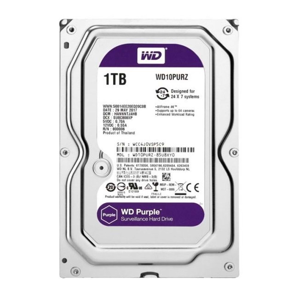 WD 1TB Purple 3.5