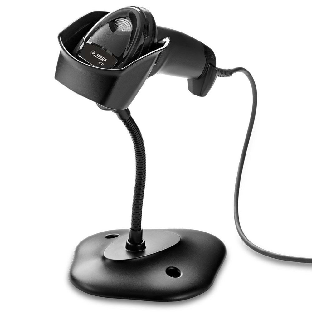 Zebra DS2208 2D Barkod Okuyucu USB Bağlantılı + Ayaklı 