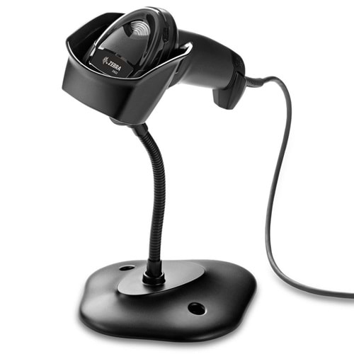 Zebra DS2208 2D Barkod Okuyucu USB Bağlantılı + Ayaklı 