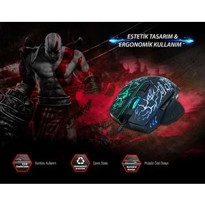 EVEREST SM-700 SIYAH OYUNCU MOUSE