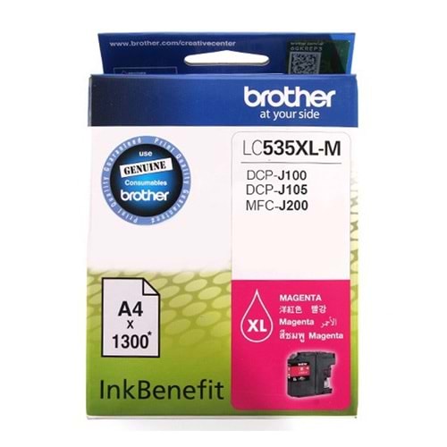Brother Kartuş LC535XLM Kırmızı 1300 Sayfa (DCP-J100 DCP-J105 MFC-J200)