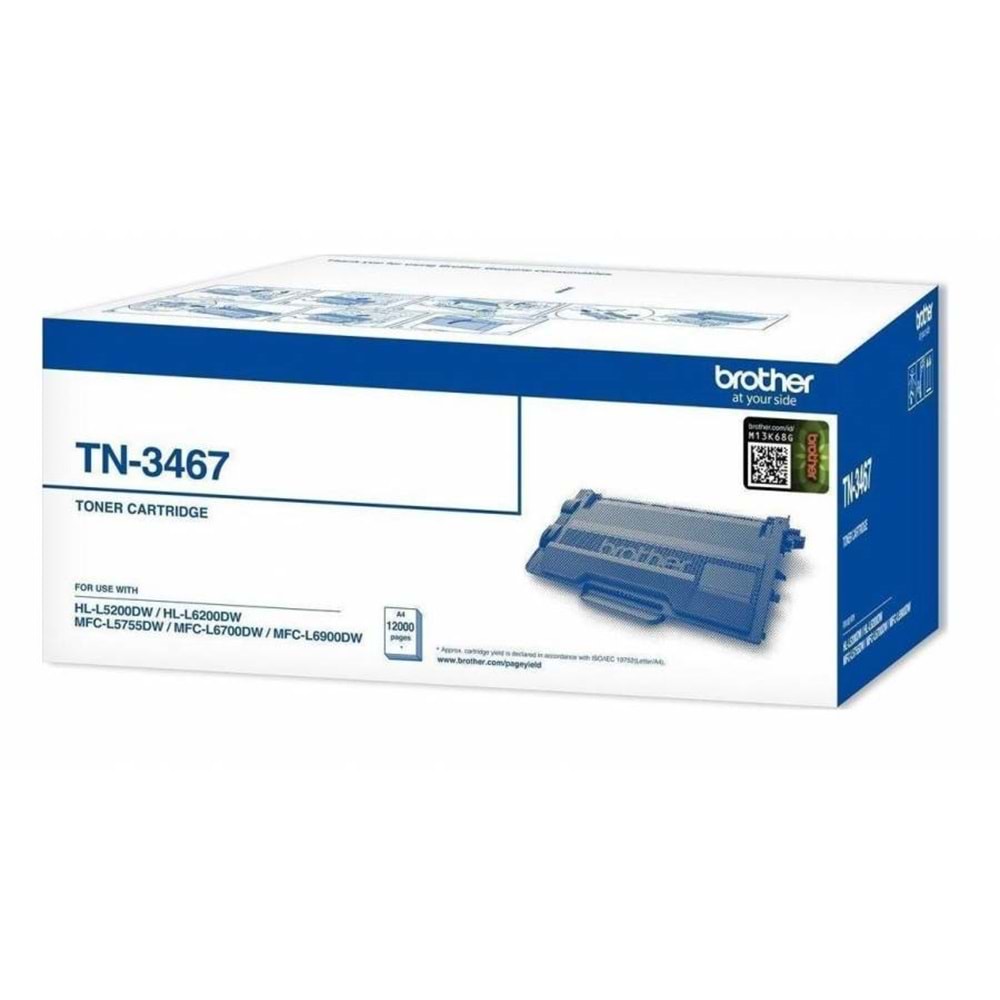 Brother TN-3467 Siyah 12.000 Sayfa (MFC-5755DW)